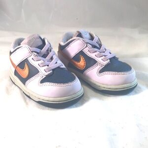 Nike Dunk Low SE TDE Copper Swoosh Thunder Blue DC1665-400 US 7C Toddlers